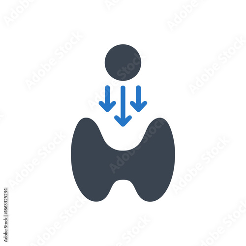 Thyroid Hormone Production Icon