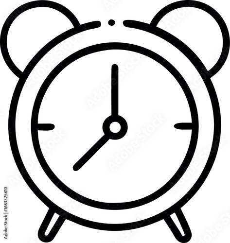 Vector business icon vector art of alarm clock icon