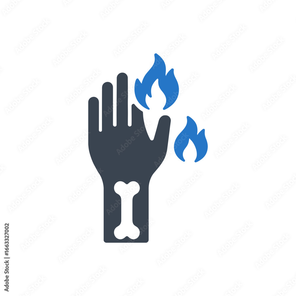 Obraz premium Hand Arthritis Inflammation icon