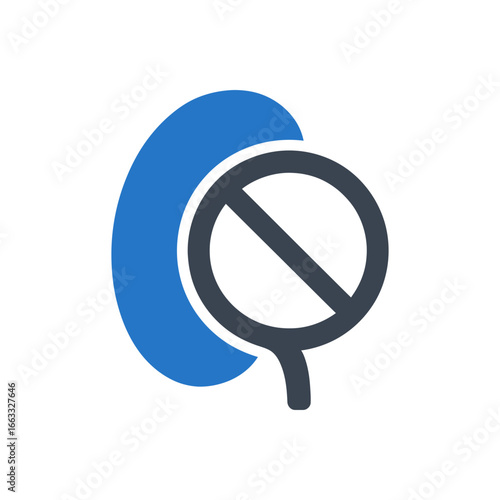 Kidney Diagnosis Forbidden Icon