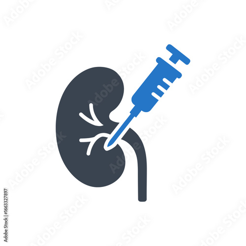 Kidney Injection Medicine Icon