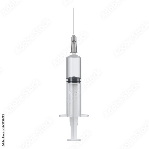 Schilderij op canvas Medical syringe with needle and liquid