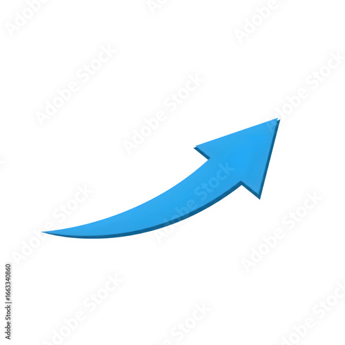 Blue Arrow PNG – Directional Symbol Graphic – Isolated on Transparent Background PNG for Infographics, Design & Presentations