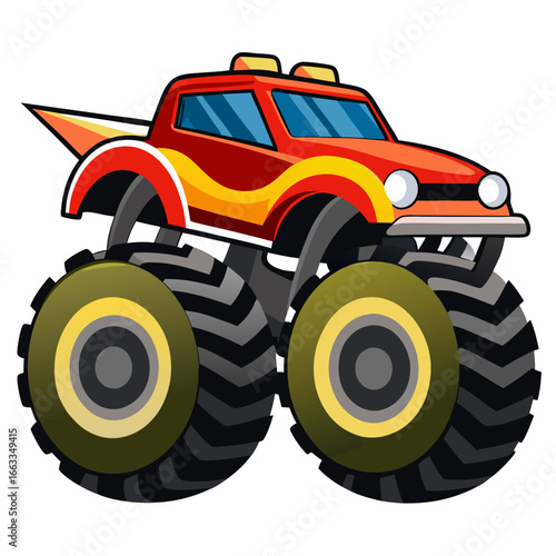 toy car isolated on white