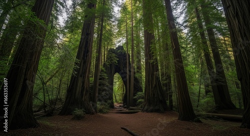 Redwood national park california forest trees nature landscape scenic travel tourism usa