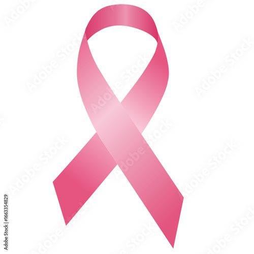 Pink Ribbon Breast Cancer Awareness Symbol
