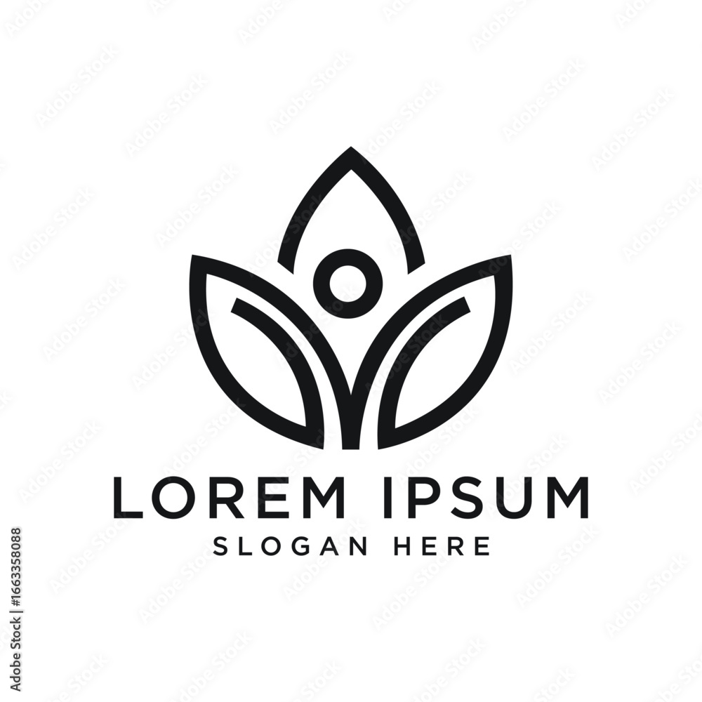 Obraz premium Healthy life leaf logo Vector Image