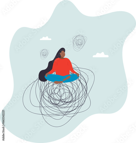 Stress management, meditation or relaxation to reduce anxiety, control emotion during problem solving or frustration work.about a man and his life.