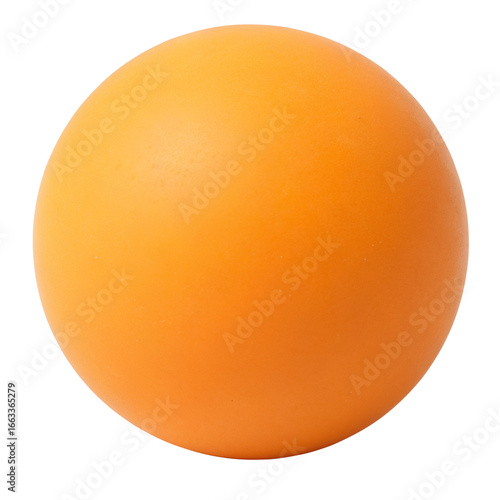 orange ping pong ball	
