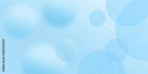 Abstract geometric background gradient soft light blue bokeh for Graphic Business background hitech technology digital design illustration.