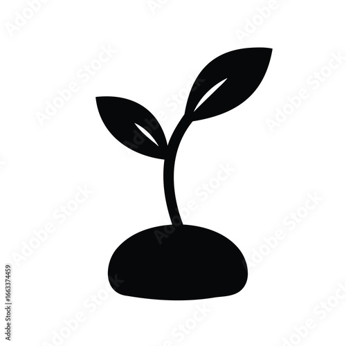 Ai in agriculture futuristic technology enhancing crop growth and smart farming silhouette