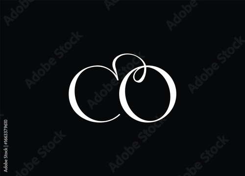 CO Abstract Letters Logo Monogram