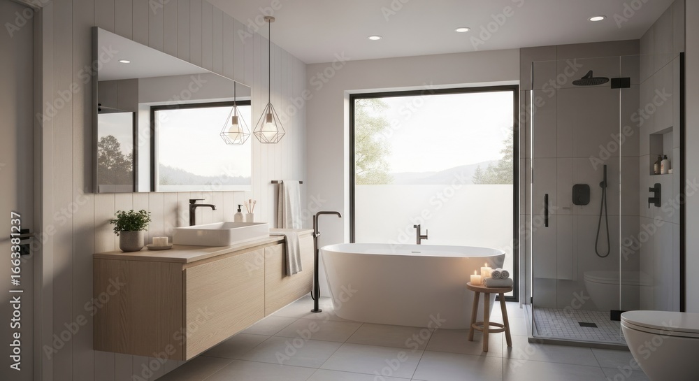 custom made wallpaper toronto digitalmodern bathroom with white tiles scandinavia