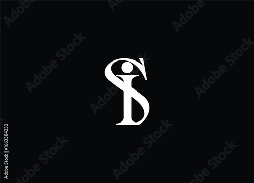 SI Abstract Letters Logo Monogram