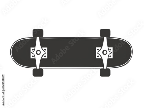 skateboard silhouette