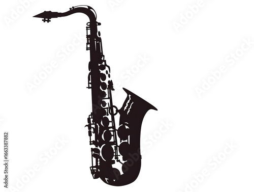 saxophone silhouette