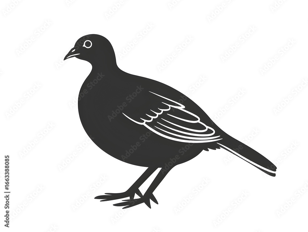 Fototapeta premium quail images silhouette
