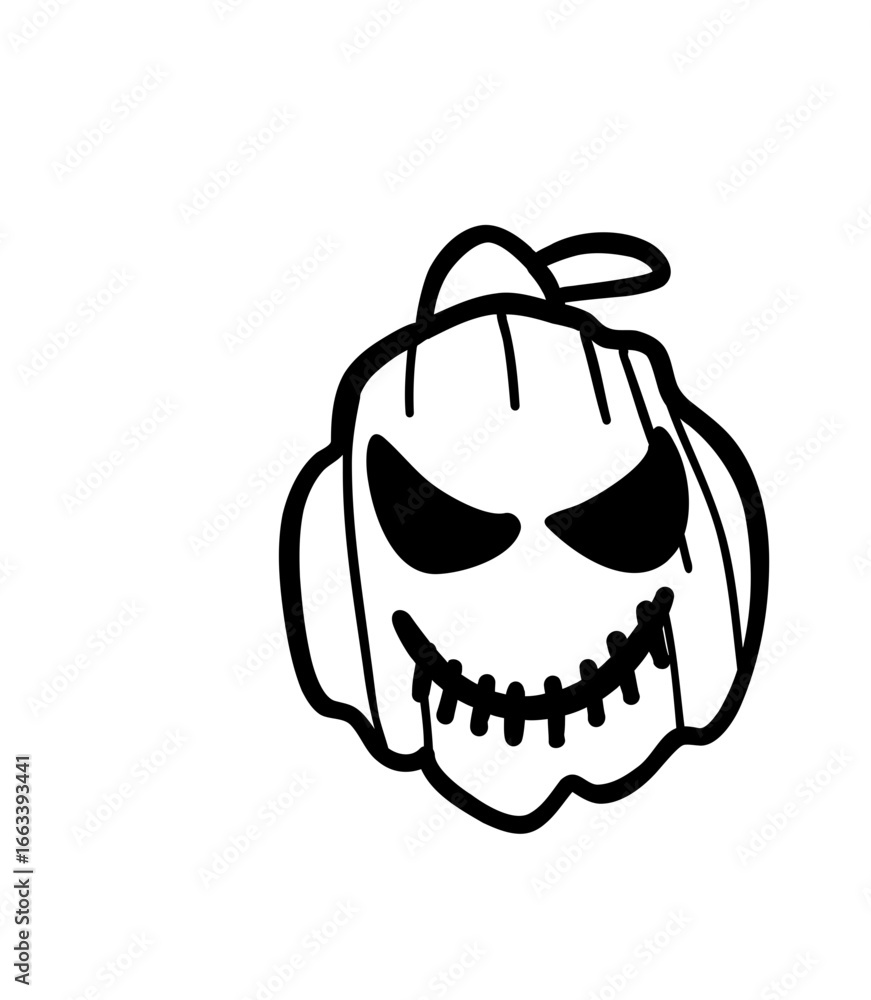 Fototapeta premium Pumpkin Cartoon