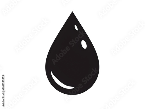 rain drop silhouette