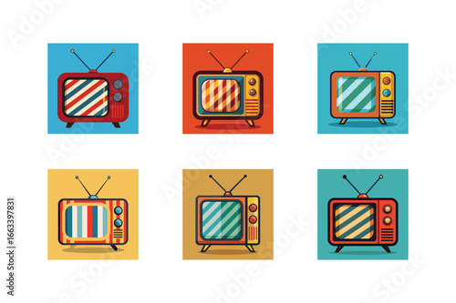 Vintage Television Sets Collection antique broadcast