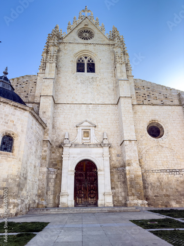 Wallpaper Mural Main facade of the Cathedral Archive building in Palencia city center Torontodigital.ca