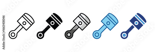 Piston  Icon Element For Design