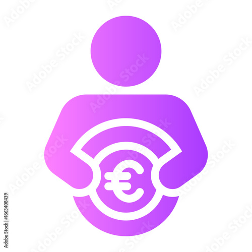 income gradient icon