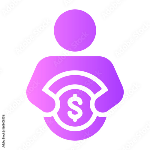 income gradient icon