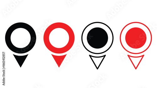 Map Pin Icon Element For Design vector eps10. Free Download Map Pin Icon Element For Design vector eps10. - GFXLoad
