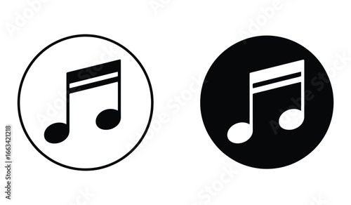 WebVector art of a musical note, representing sound, melody, and harmony, a symbol of art, culture, and entertainment, perfect for expressing rhythm and emotion