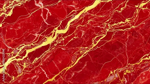 Red and gold marble texture for luxury background tile wallpaper
