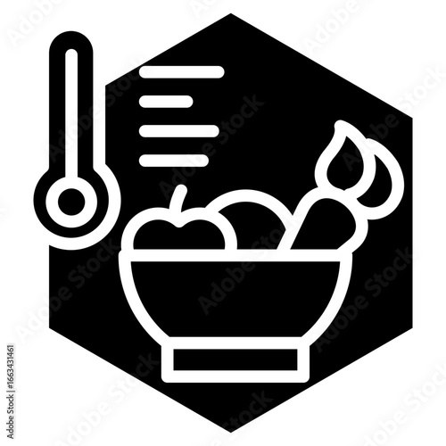Perishable Goods glyph icon