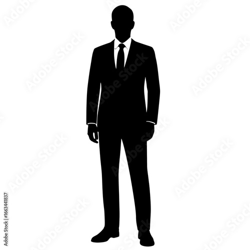 business man silhouette