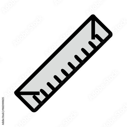 ruler, ruler icon, ruler vector illustration, ruler vector icon, ruler icon isolated on white.

