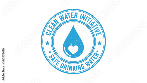Clean Water Initiative Symbol of Safe Drinking Water Access