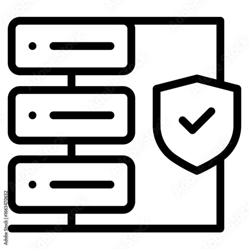 Data base icon in vector illustration