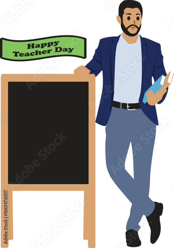Happy Teacher’s Day Illustration
