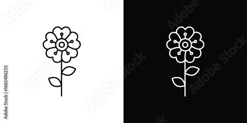 Wild rose icon