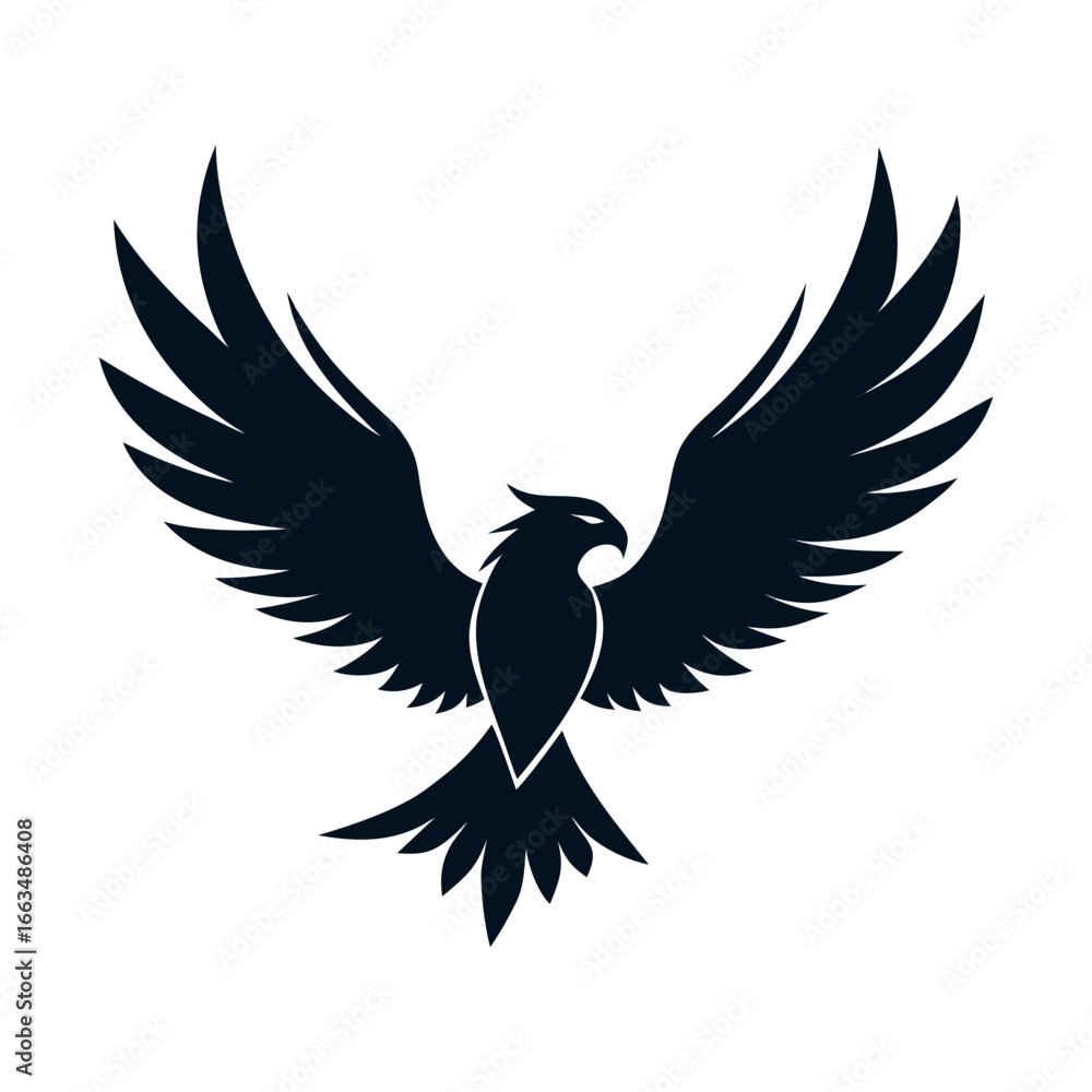 Fototapeta premium vector illustration of an eagle