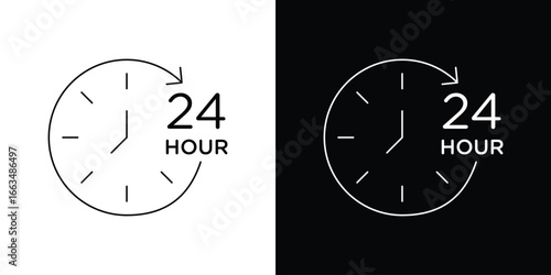 Twenty four hours icon