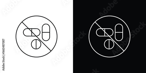 Stop using illegal drugs sign