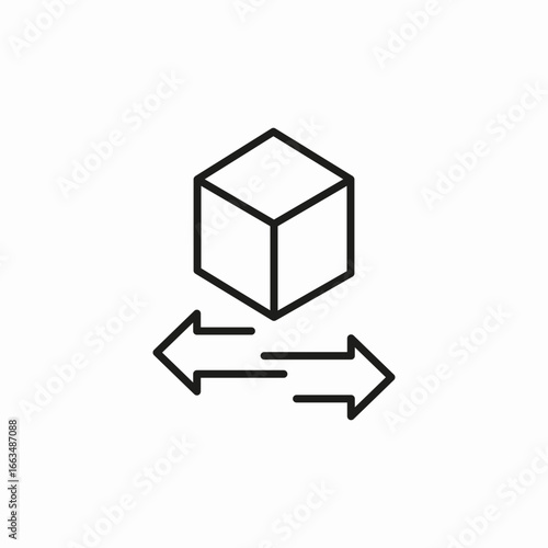 delivery switch icon sign vector