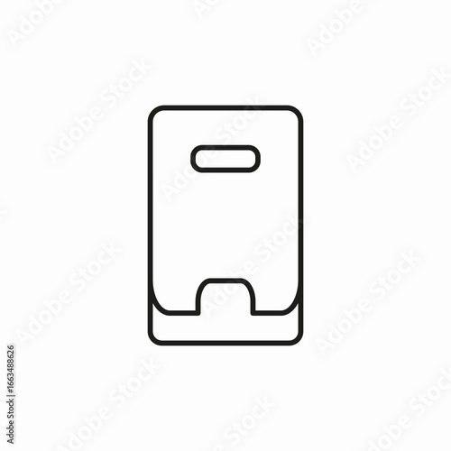phone screen protector icon sign vector