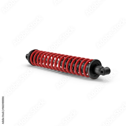 Red Car Shock Absorber