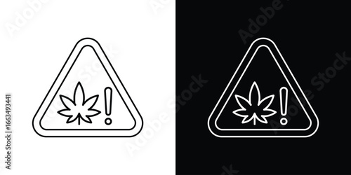 Cannabis packaging warning sign