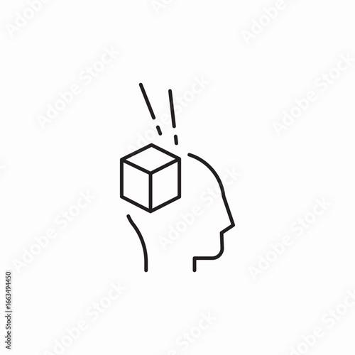 delivery in mind icon sign vector