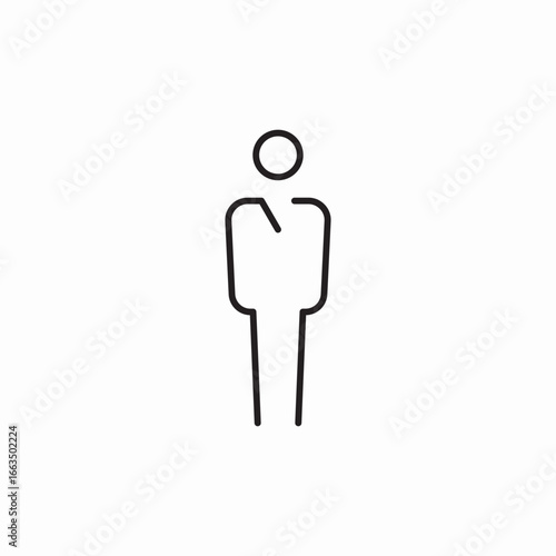 person user icon sign vector