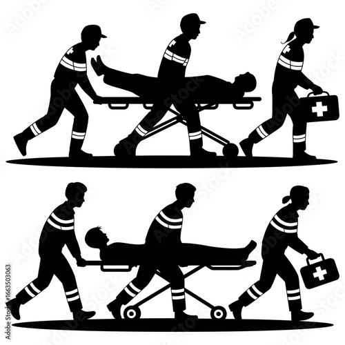 Paramedics with patient