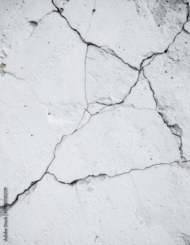 Cracked white wall texture