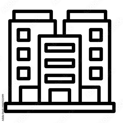 Building  Icon Element For Design